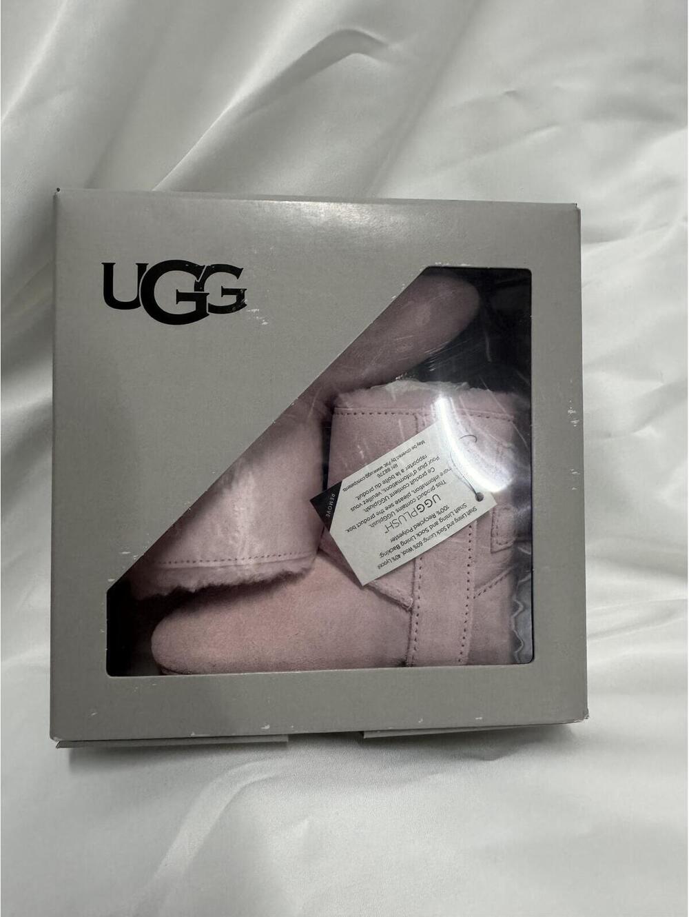 UGG Baby Pink Booties in Original Box